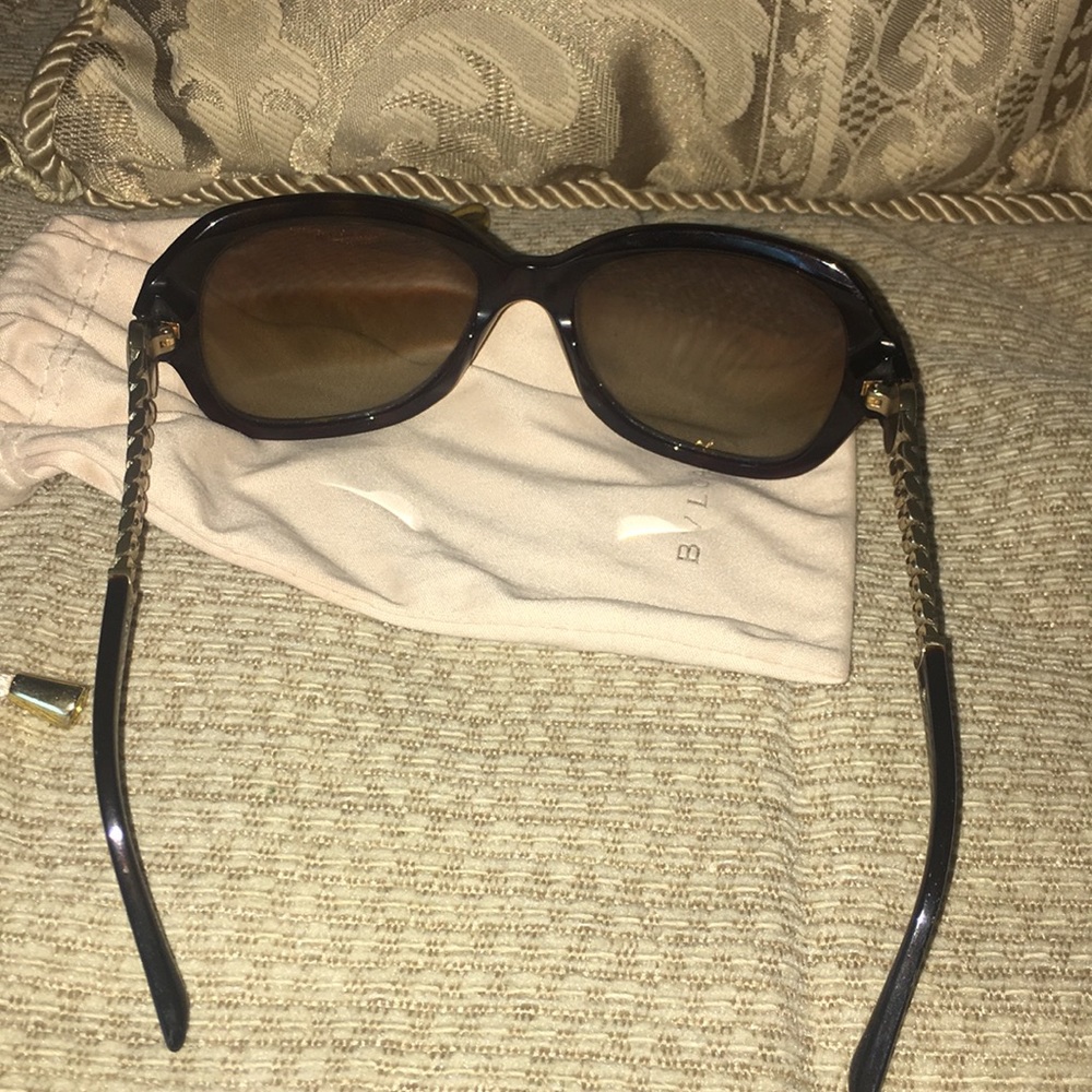 EUC BVLGARI Polarized Mother of Pearl Sunglasses - Picture 5 of 16